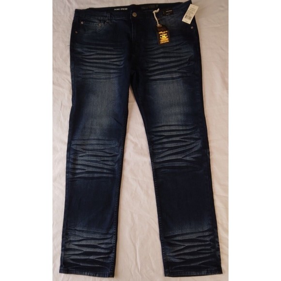 Indigo Other - Indigo People Dexter Skinny Stretch Denim Jeans Pants Mens Size 38 x 32